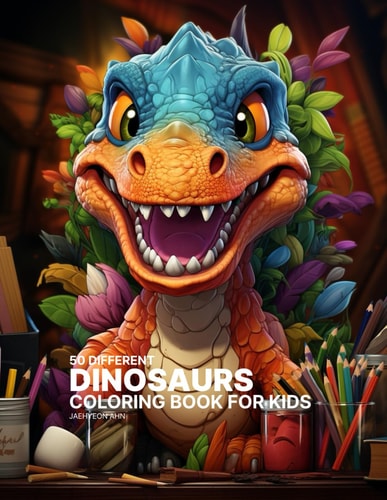 Dinosaurs Coloring Book For Kids 50 Different