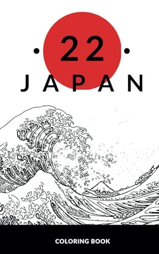 Japan Coloring Book 22 Japanese Illustrations Coloring Book