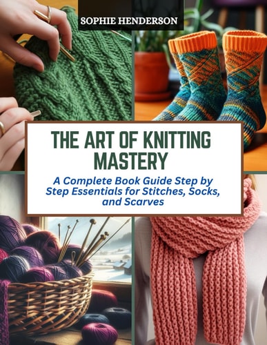 The Art of Knitting Mastery A Complete Book Guide Step by Step Essentials for Stitches, Socks, and Scarves