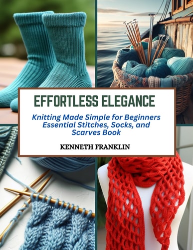 Effortless Elegance Knitting Made Simple for Beginners Essential Stitches, Socks, and Scarves Book