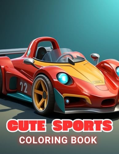 Cute Little Sports Car Coloring Book New and Exciting Designs Suitable for All Ages