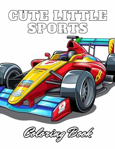 Cute Little Sports Car Coloring Book High Quality +100 Adorable Designs