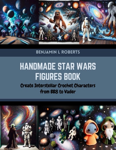 Handmade Star Wars Figures Book Create Interstellar Crochet Characters from BB8 to Vader