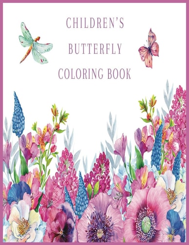 Children's Butterfly Coloring Book
