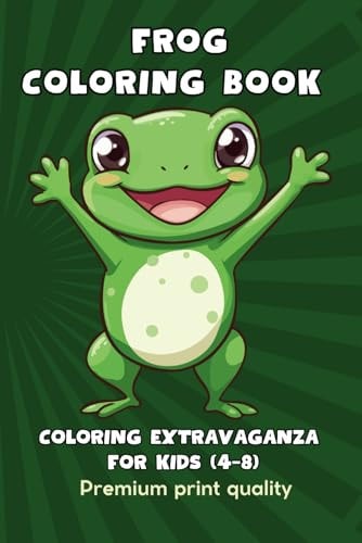 Fascinating Frogs A Coloring Extravaganza for Kids: Leap Into Fun with Charming Frog Illustrations and Vibrant Colors