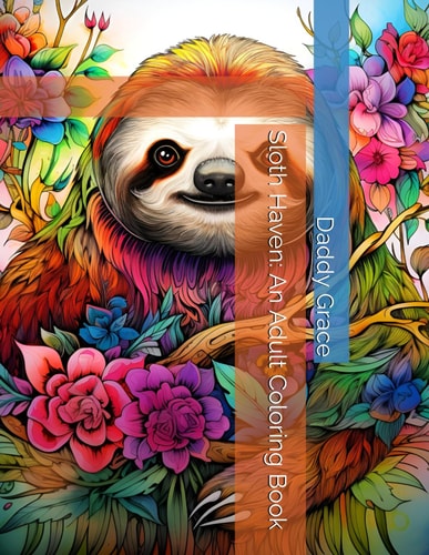SLOTH HAVEN An Adult Coloring Book