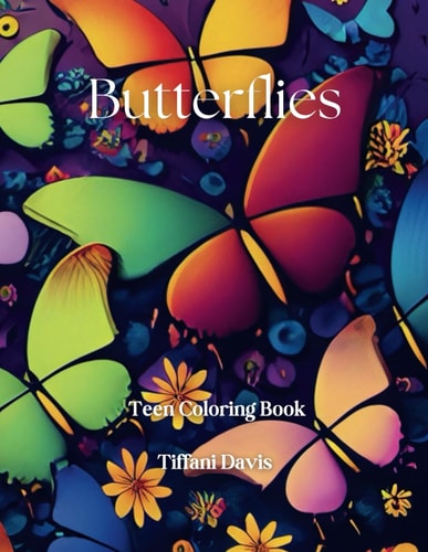 Butterflies Teen Coloring Book