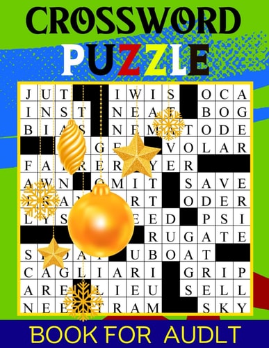 Crossword Puzzle Book For Adult Enjoy 126 Crossword Puzzles that Provide a Perfect Balance of Fun and Cognitive Exercise.