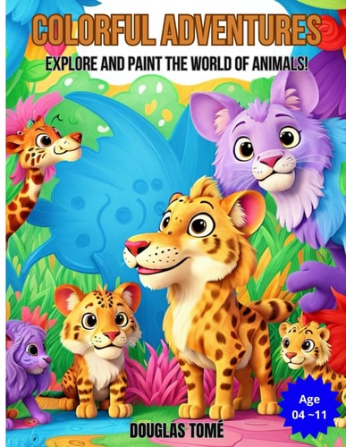 Colorful Adventures Explore and Paint the World of Animals!