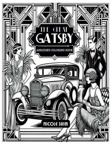 The Great Gatsby Abridged Coloring Book