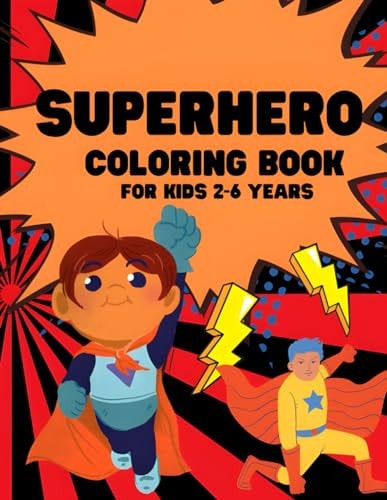 Superhero - Coloring Book
