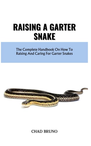 Raising a Garter Snake The Complete Handbook On How To Raising And Caring For Garter Snakes