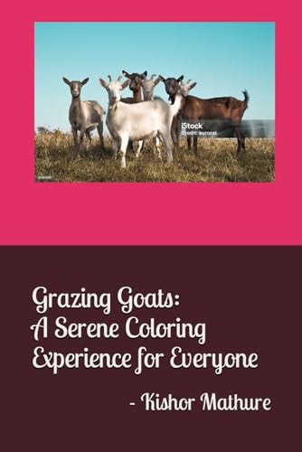 Grazing Goats A Serene Coloring Experience for Everyone