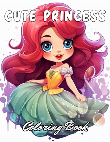 Cute Princess Coloring Book For Kids 100+ Unique and Beautiful Designs