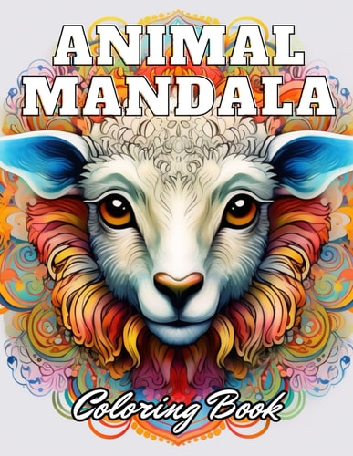 Animal Mandala Coloring Book for Adults High Quality +100 Adorable Designs