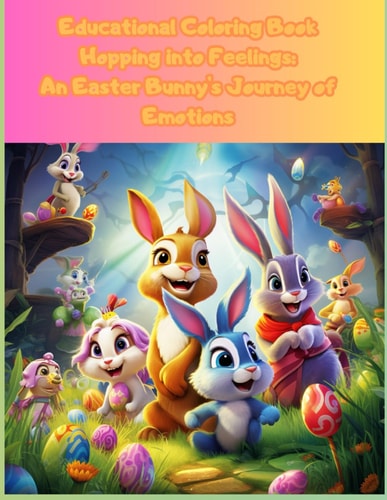 Educational Coloring Book Hopping Into Feelings An Easter Bunny's Journey of Emotions