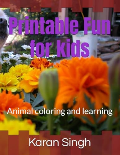 Printable Fun for Kids Animal Coloring and Learning