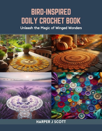 Bird-Inspired Doily Crochet Book Unleash the Magic of Winged Wonders