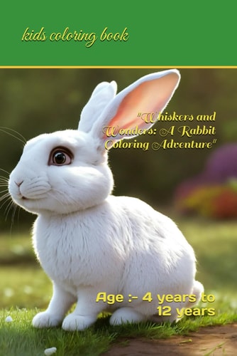"Whiskers and Wonders A Rabbit Coloring Adventure"