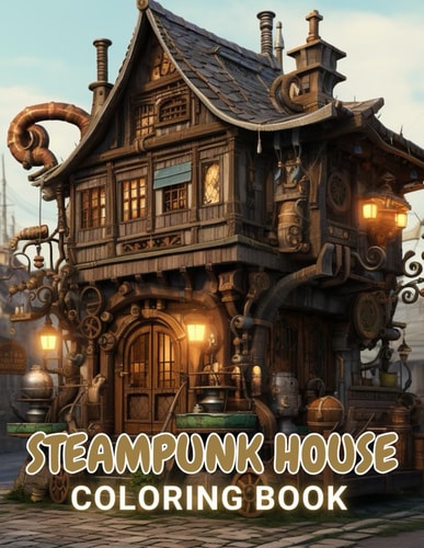 Steampunk House Coloring Book 100+ Amazing Coloring Pages for All Ages