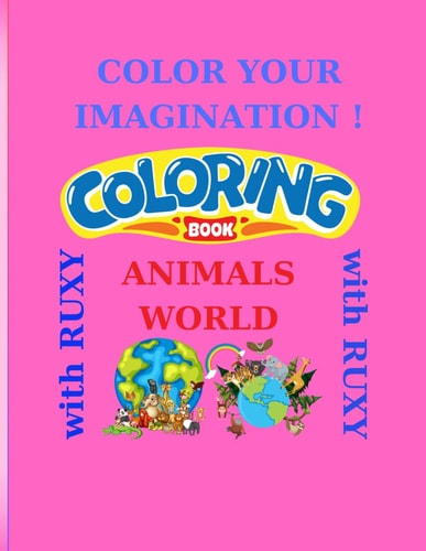 Color Your Imagination ! Ocean Animals ! Book with Interactive and Coloring Activities