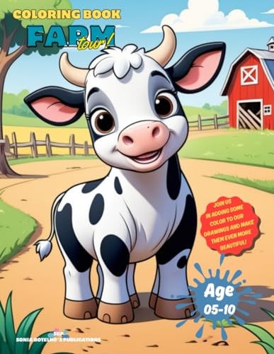 Farm Tour Coloring Book