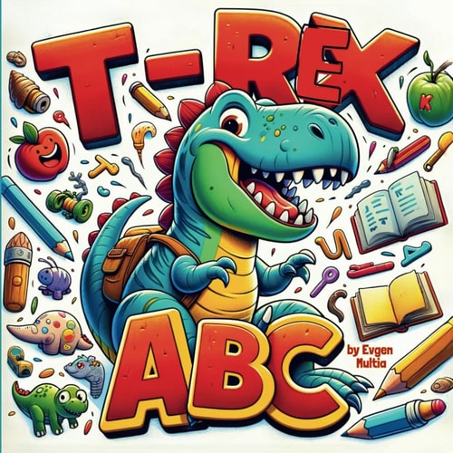 T-Rex ABC Dinosaur Learning Alphabet from A to Z