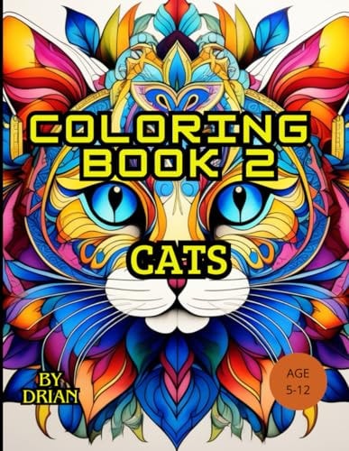 Coloring Book 2 Cat Mandala