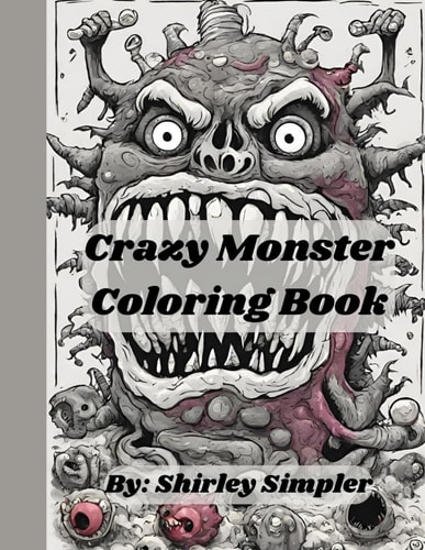 Crazy Monster Coloring Book-mediumlevel-fun-crazy