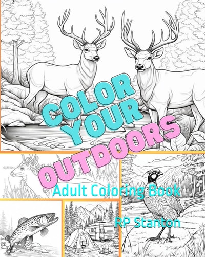 Color Your Outdoors Adult Coloring Book
