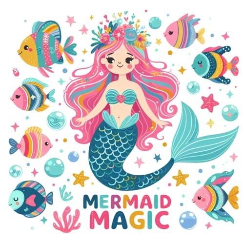 Mermaid Magic A Coloring Adventure Under the Sea with Mermaids