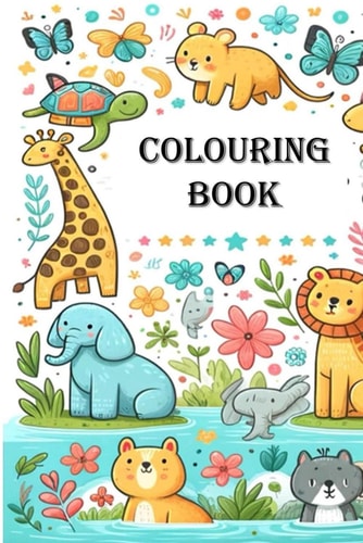 Colorful Kingdom An Animal Adventure Coloring Book for Kids