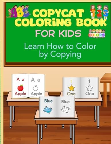 COPYCAT COLORING BOOK FOR KIDS.