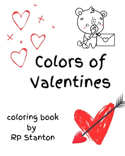 Colors Of Valentines Coloring Book