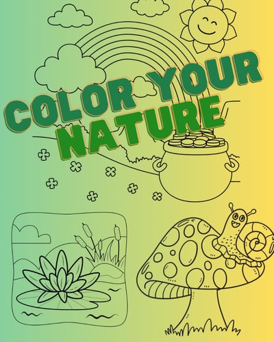 Color Your Nature (Kids) Coloring Book