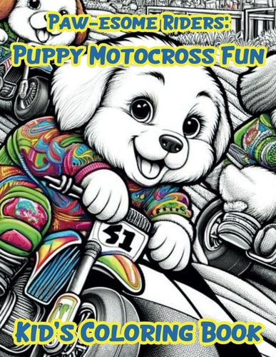 Paw-esome Riders Puppy Motocross Fun