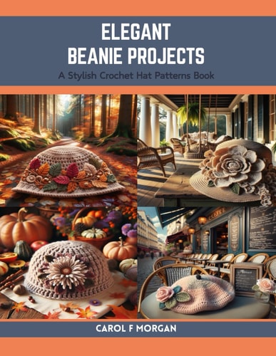 Elegant Beanie Projects A Stylish Crochet Hat Patterns Book
