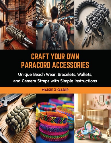 Craft Your Own Paracord Accessories Unique Beach Wear, Bracelets, Wallets, and Camera Straps with Simple Instructions