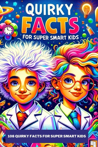108 Quirky Facts for Super Smart Kids A Collection of Quirky Weird Facts about Space, Technology, Ancient History, Food & Wacky Contests. Amazing & Fun for Curious Minds, Weird But True... Fascinating Facts to Blow Your Mind... Interesting & Captivating