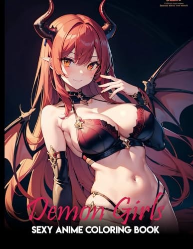 Sexy Anime Coloring Book Demon Girls: : Tempting and Naughty Demon Girls, Intimate Encounters, Adults Only
