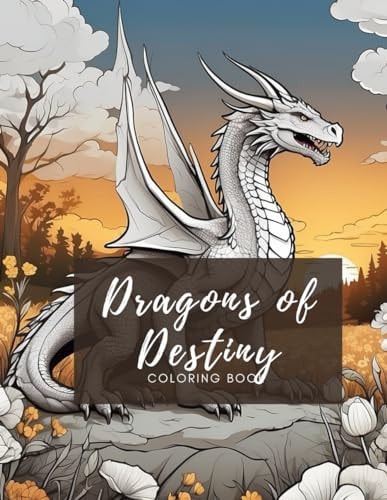 Dragons of Destiny Coloring Book