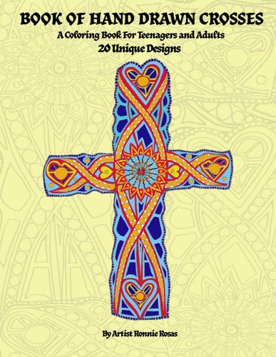 Book of Freehand Cross Designs Coloring Book