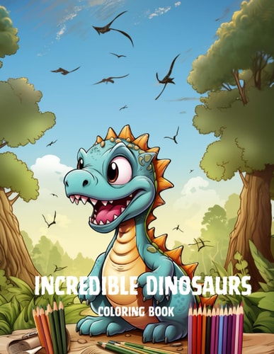 Adorable Dinosaur Coloring Book The Great Dinosaur Coloring Book.