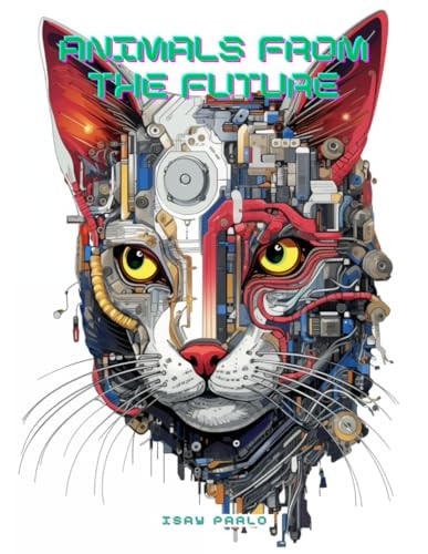Animals From the Future A Bionic Color Adventure: Coloring Book with 39 Futuristic Pages to Relax