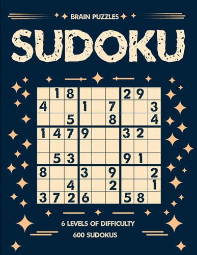 SUDOKU Brain Puzzles Challenge Your Mind with 6 Levels of Difficulty