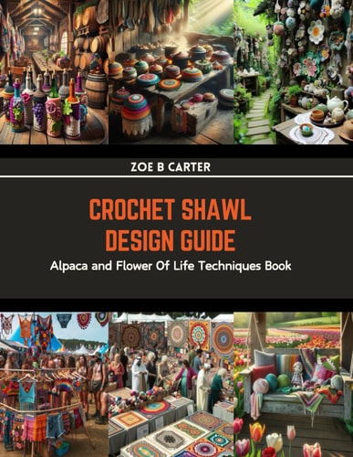 Crochet Shawl Design Guide Alpaca and Flower Of Life Techniques Book