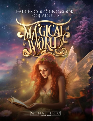 Magical World Fairies Coloring Book for Adults