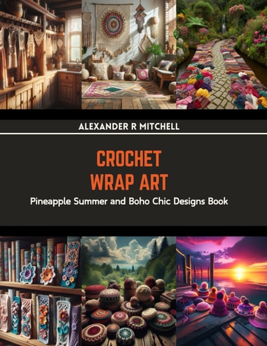 Crochet Wrap Art Pineapple Summer and Boho Chic Designs Book