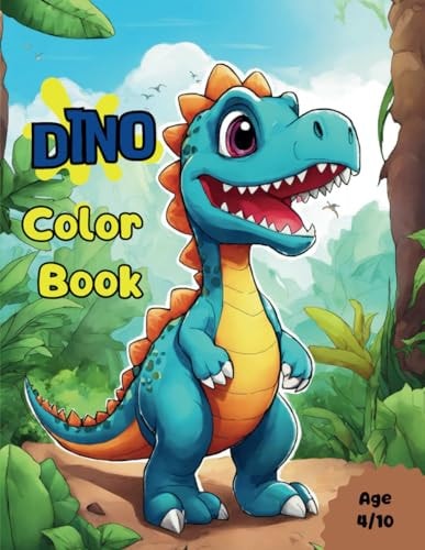 Dino Color Book For Kids