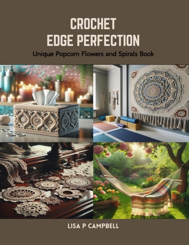 Crochet Edge Perfection Unique Popcorn Flowers and Spirals Book